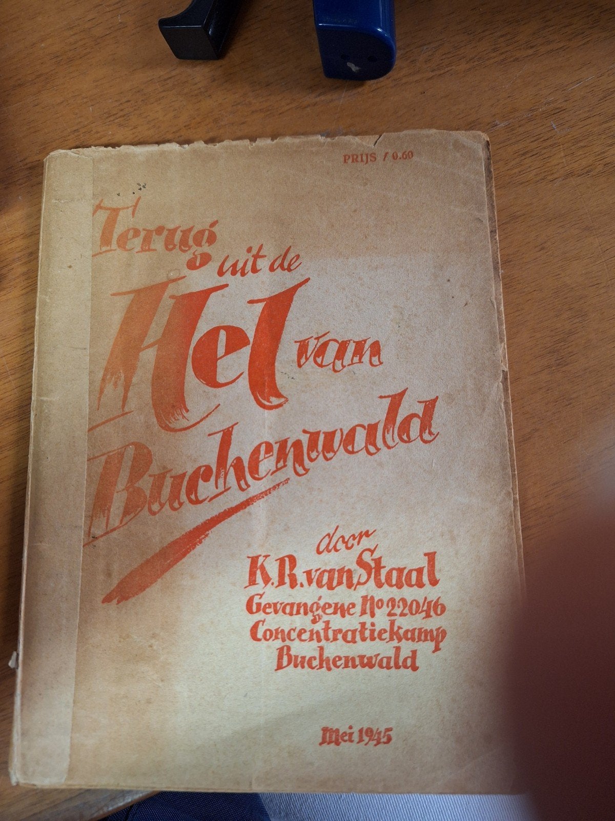 Terug uit de hel van Büchenwald, WD014/09, Boeken, Ophalen of Verzenden, Tweede Wereldoorlog, Gelezen