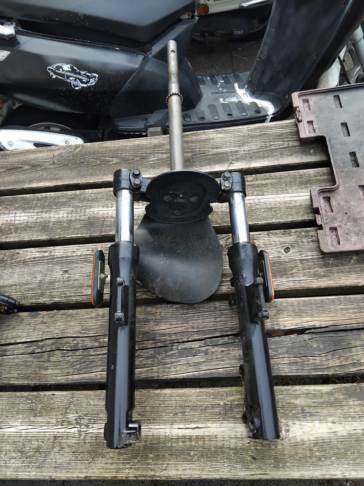 kymco agility 50 12 inch voorvork te koop, Ophalen of Verzenden, Gebruikt, Overige typen, Kymco