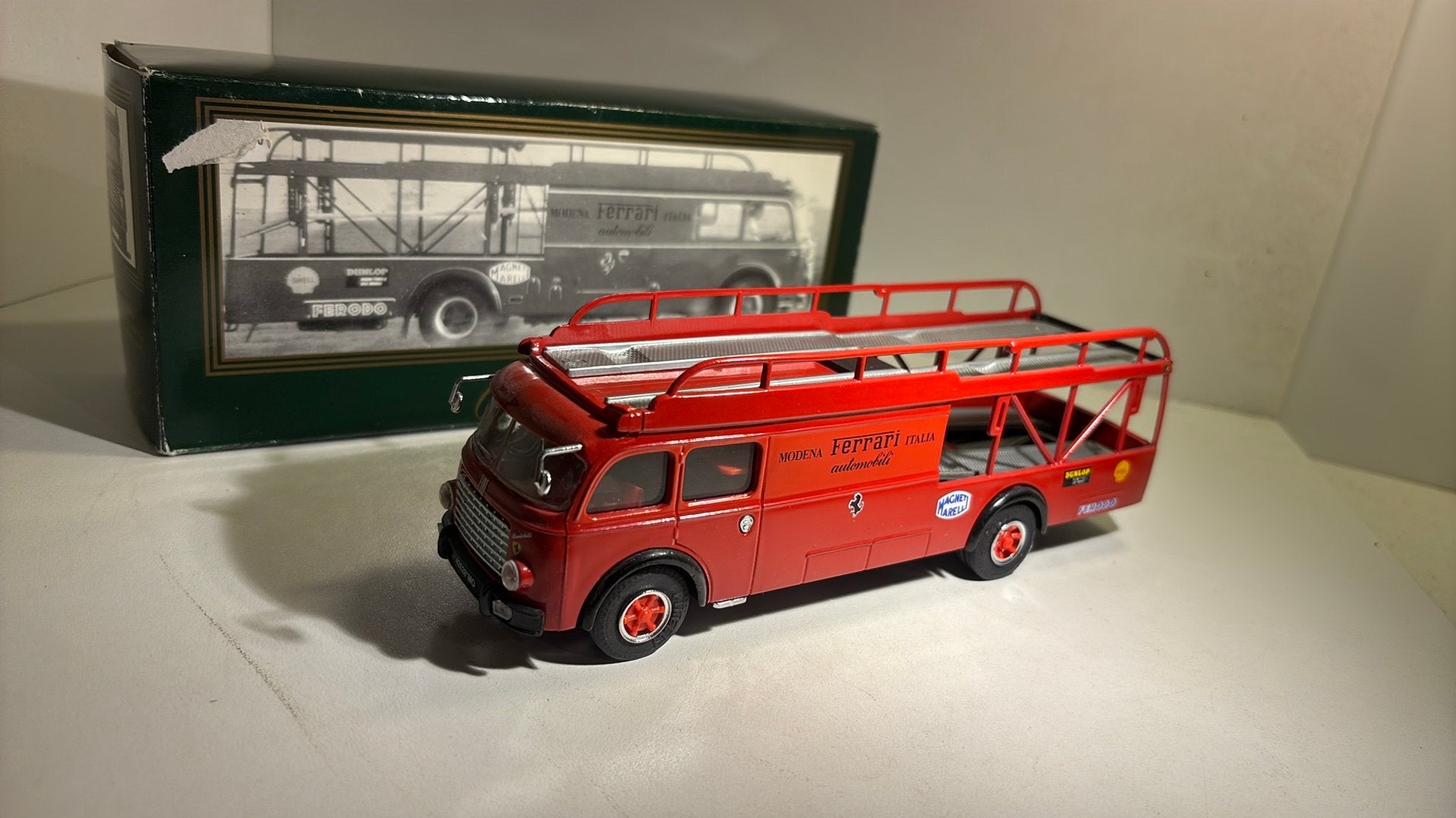 Fiat 642 bartoletti ferrari transporter old cars 1.43, Overige merken, Auto, Ophalen of Verzenden, A