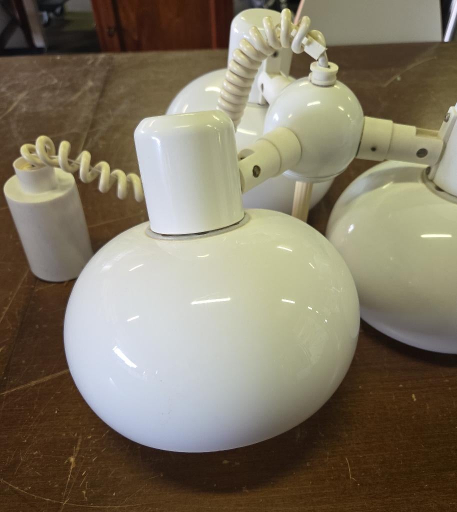 Vintage mushroom hanglamp, Ophalen, Kunststof, Gebruikt, X