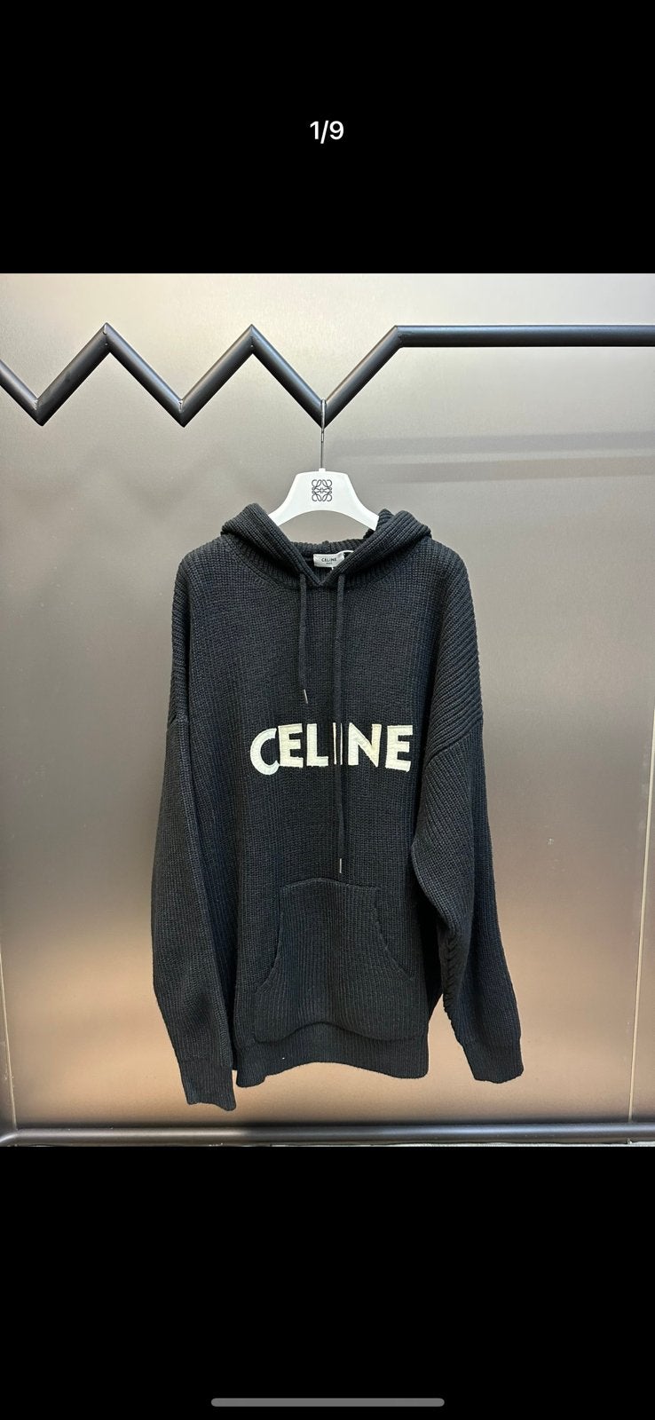 Celine hoodie, Ophalen of Verzenden, Zo goed als nieuw, Zwart