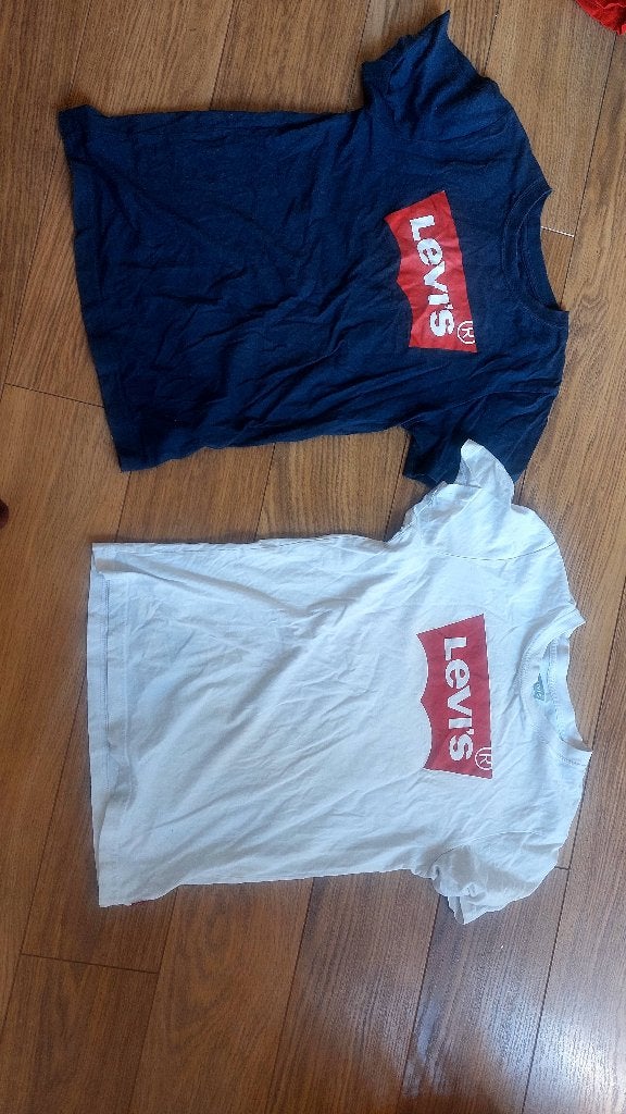 2 shirts Levi's maat 14 of 164, Ophalen of Verzenden, Zo goed als nieuw, Maat 164