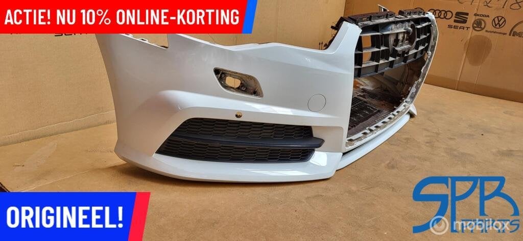 A6 4G C7 S-LINE FACELIFT VOORBUMPER LS9R New 2014-2018 GRILL, Audi, Nieuw, Motorkap, Audi