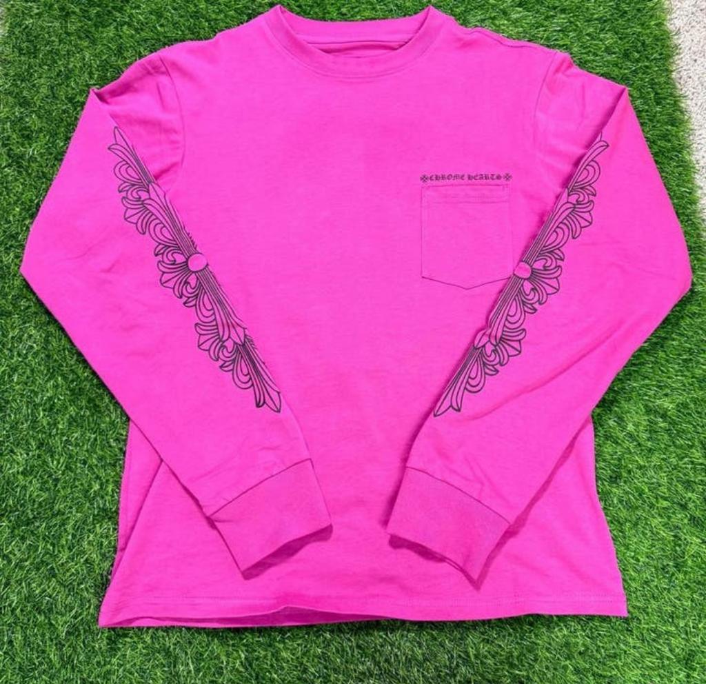Chrome Hearts Roze Longsleeve - Diverse Maten, Verzenden, Nieuw, Lange mouw, Roze