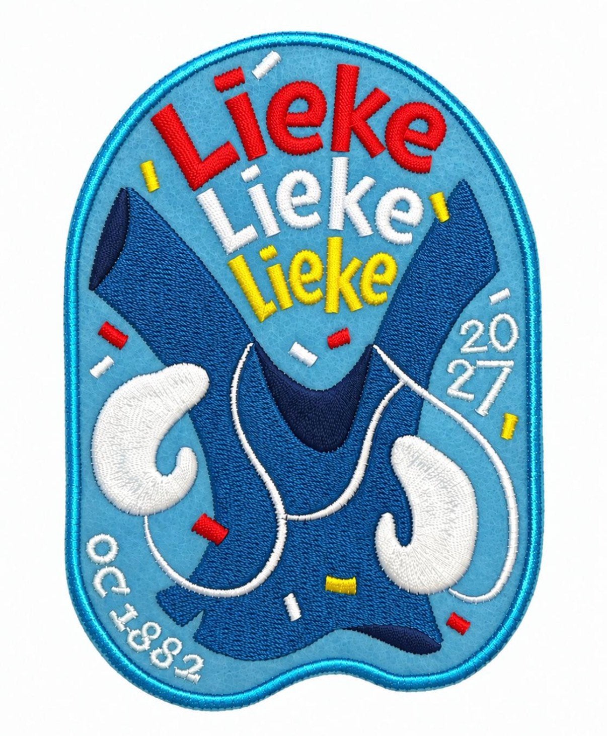 Oeteldonk embleem Lieke, Ophalen of Verzenden, Nieuw, Carnaval, Accessoires