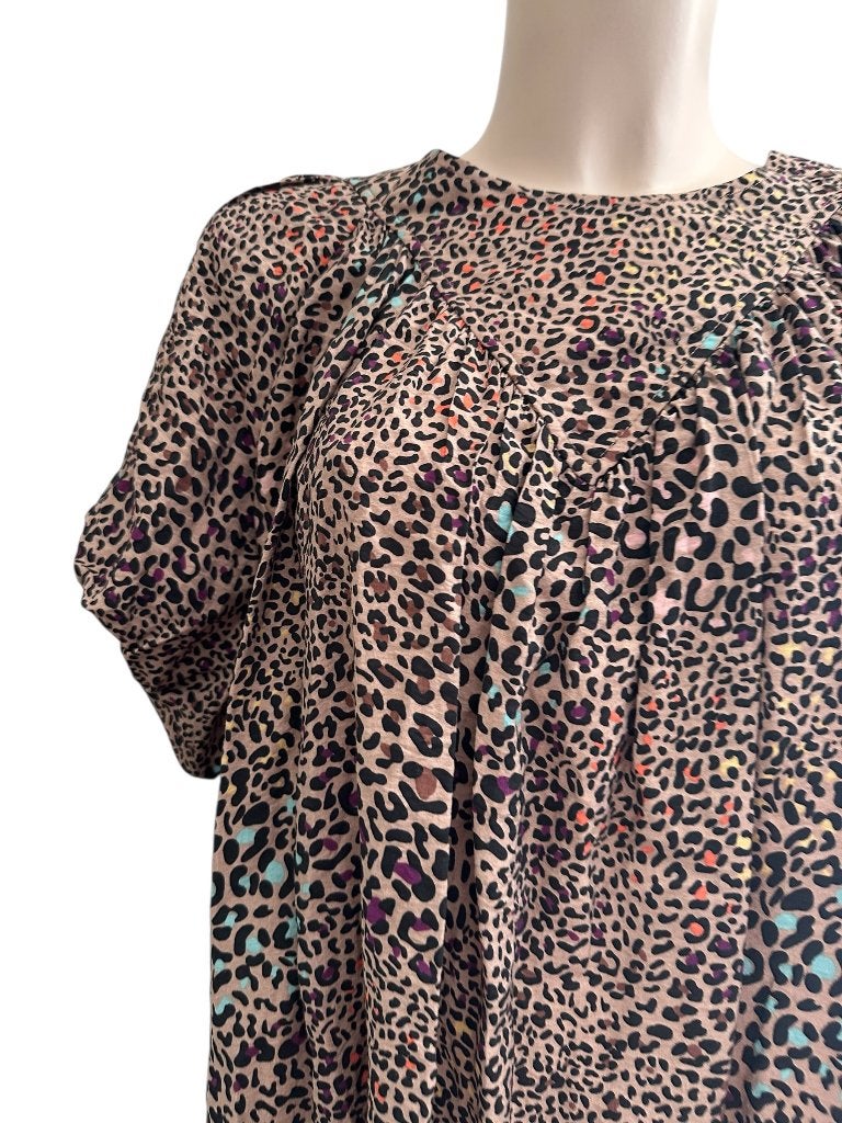 Munthe jurk XS, Bruin, Ophalen of Verzenden, Zo goed als nieuw, Maat 34 (XS) of kleiner