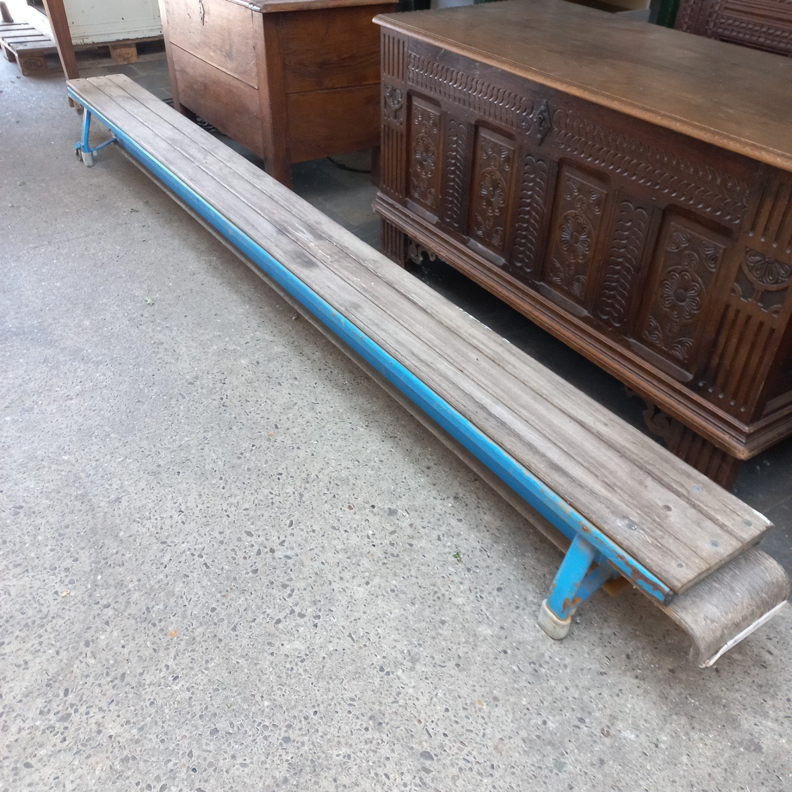 Vintage gymbank turnbank, Antiek en Kunst, Ophalen