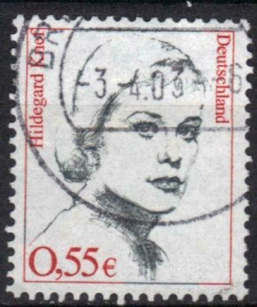 Duitsland 2002 - Yvert 2124 - Beroemde vrouwen (ST), Postzegels en Munten, Verzenden, 1990 tot heden, Gestempeld
