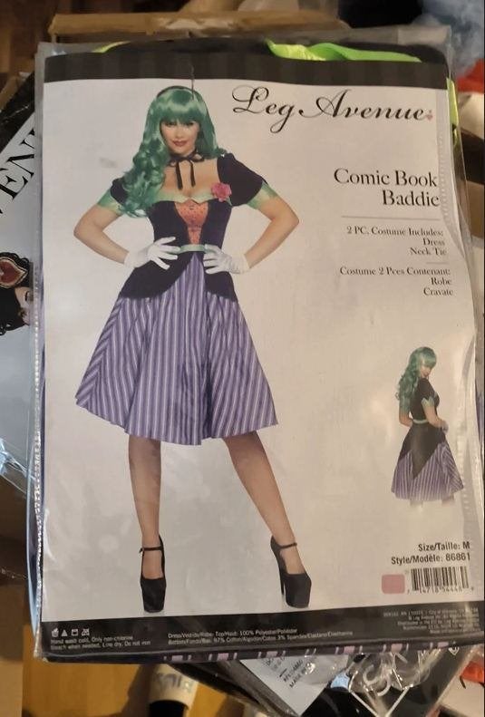 Leg Avenue - 86861 - Comic Book Baddie - M, Kleding | Dames, Carnavalskleding en Feestkleding, Maat 38/40 (M), Verzenden, Nieuw