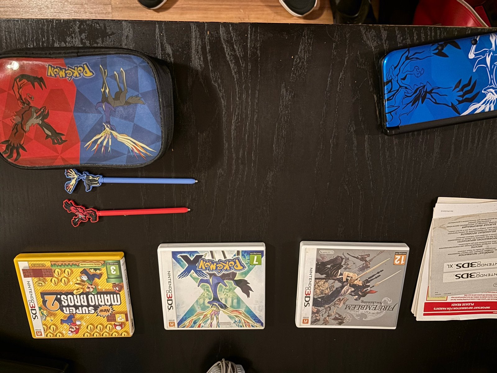 Limited edition pokemon X / Y blue nintendo 3ds XL, Spelcomputers en Games, Ophalen, Met games, Blauw, 3DS XL