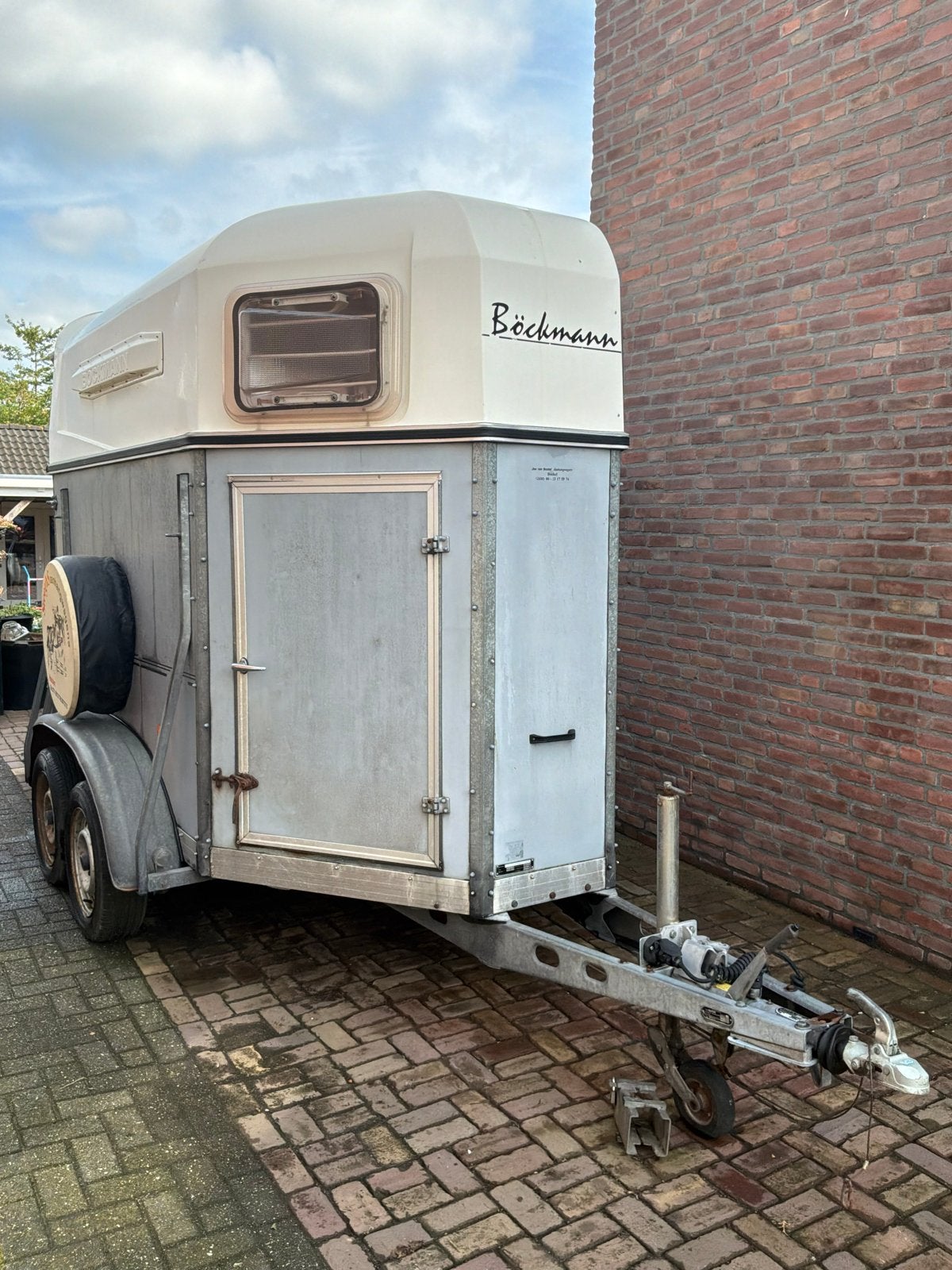 Böckmann paardentrailer - Gebruikt voor 2 paarden, Ophalen, Gebruikt