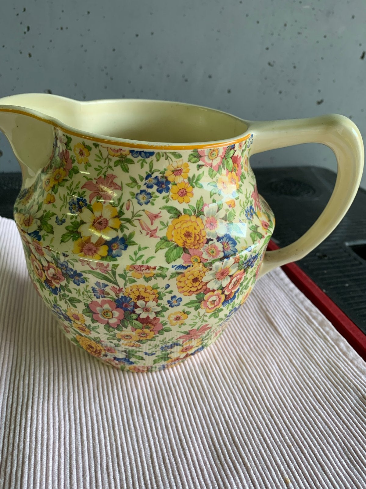 Vintage Société Céramique Maastricht Holland Bloemenkan, Ophalen