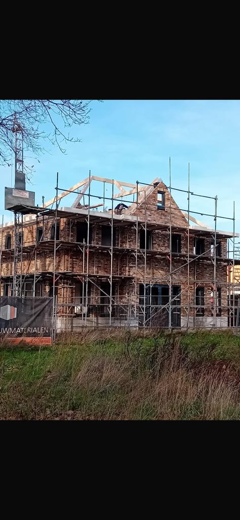VERKOCHT, Doe-het-zelf en Verbouw, Steigers, Zo goed als nieuw, Overige typen, 5 meter of hoger, Ophalen of Verzenden