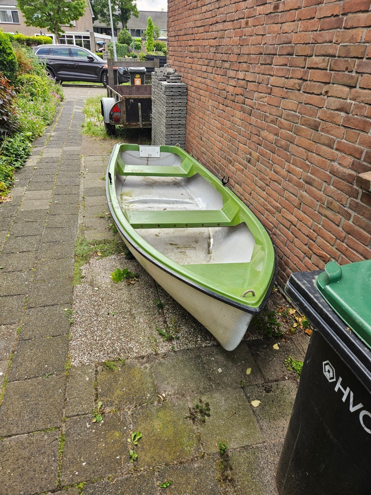 Suzuki 5 pk buitenboordmotor met bootje voor beginners, Ophalen