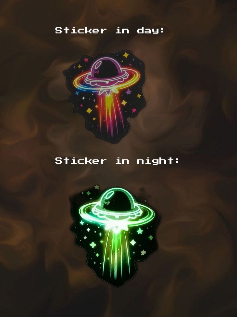 c29 Glow in the dark sticker, Ophalen, Nieuw