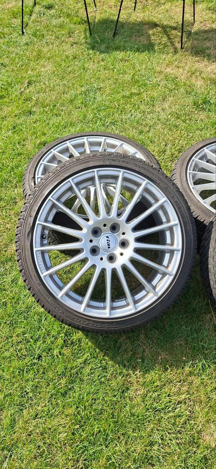 18 inch Goodyear winterwielen 5x112 - Golf R / Leon Cupra, Auto-onderdelen, Banden en Velgen, Ophalen, 18 inch, Gebruikt, Banden en Velgen