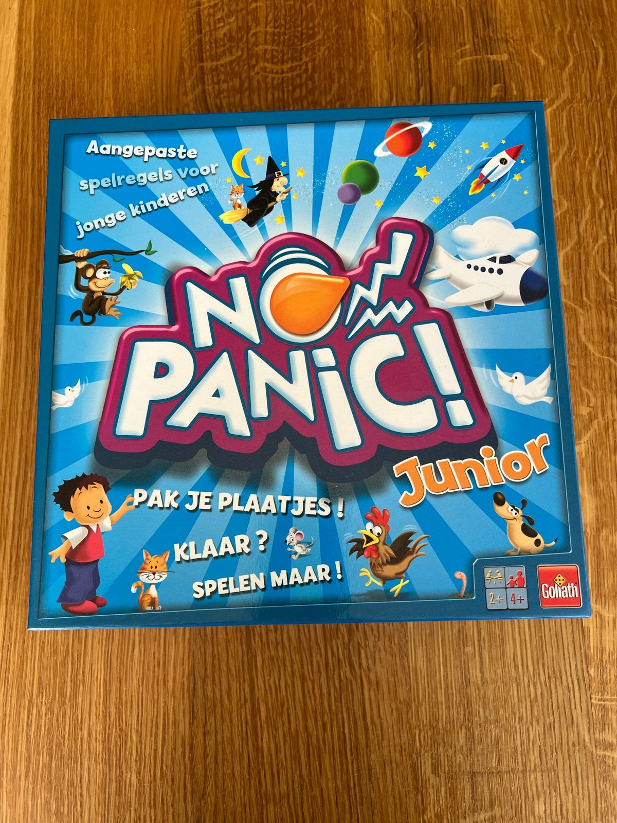 No Panic! Junior Bordspel - zgan en helemaal compleet, Een of twee spelers, Ophalen of Verzenden, Zo goed als nieuw