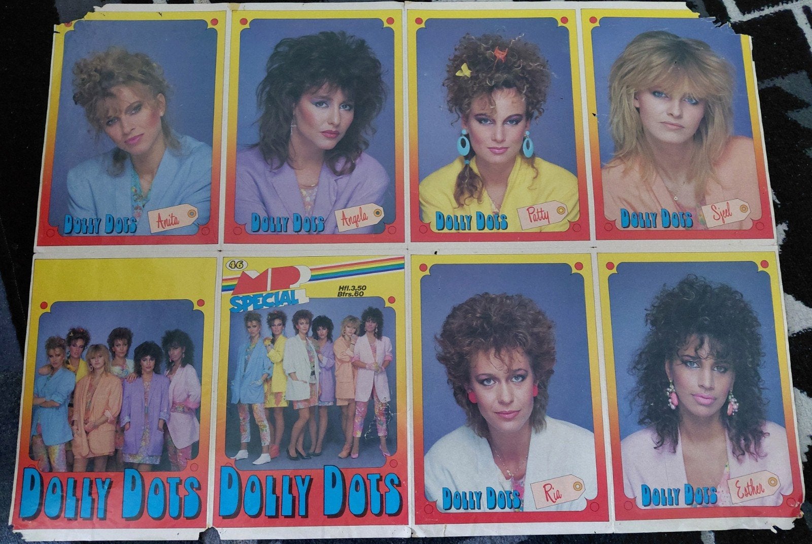 Grote Poster Dolly dots, Ophalen of Verzenden, Gebruikt, A1 t/m A3, Muziek