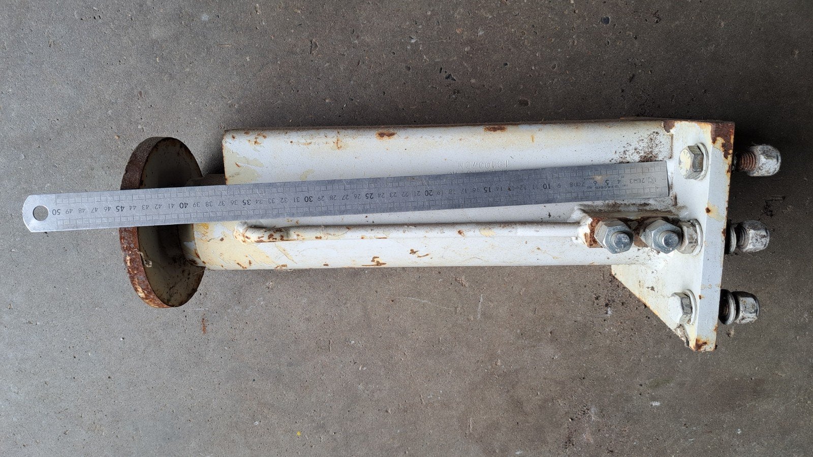 Steunpoot, hydraulische cilinder, Ophalen