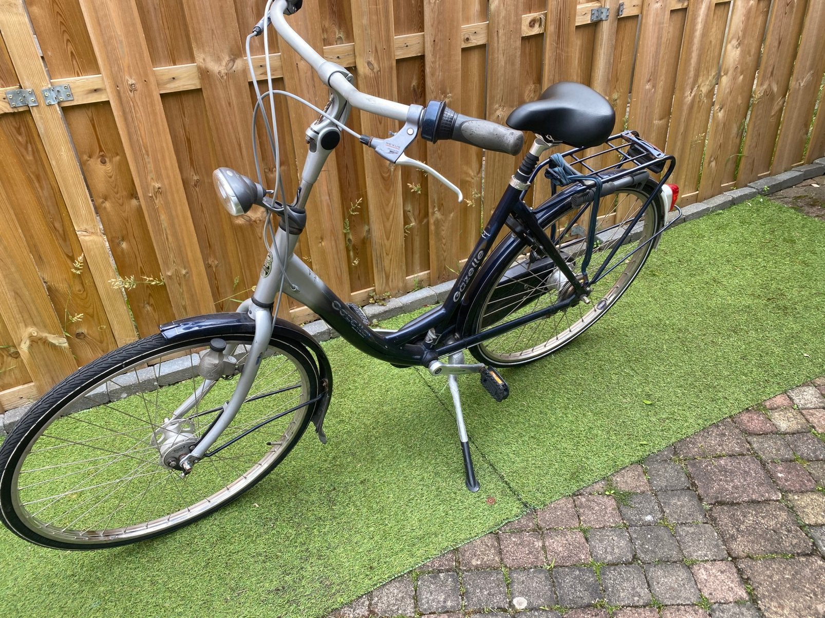 Damesfiets gazelle, Ophalen