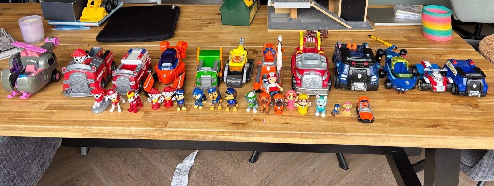 Paw Patrol voertuigen en figuren - Speelset, Ophalen, Gebruikt