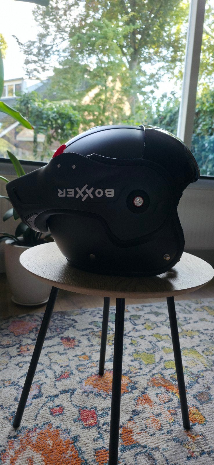 ROOF Boxxer motorhelm - Maat L - Zwart, Systeemhelm, Heren, S, Tweedehands