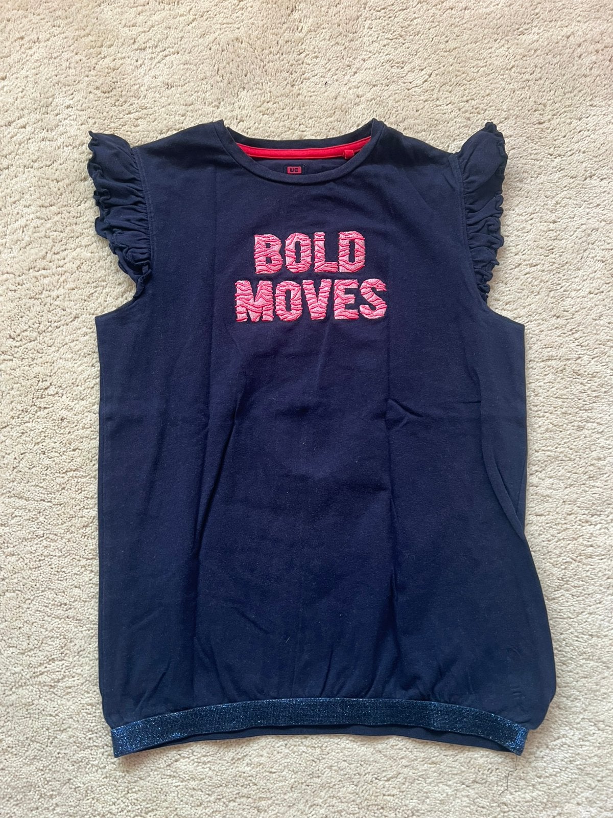 Shirt zonder mouw 158/164, Kinderen en Baby's, Kinderkleding | Maat 158, Ophalen of Verzenden, Zo goed als nieuw, Meisje, Shirt of Longsleeve