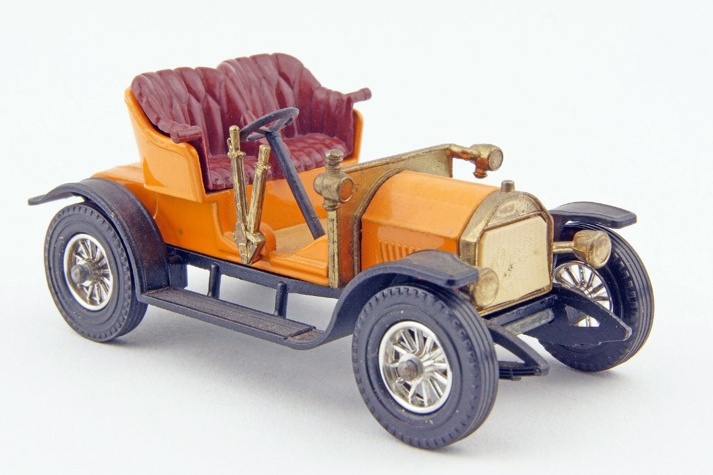 Opel Coupe 1909 - Matchbox Models of Yesteryear Y4, Ophalen of Verzenden, Gebruikt, Auto