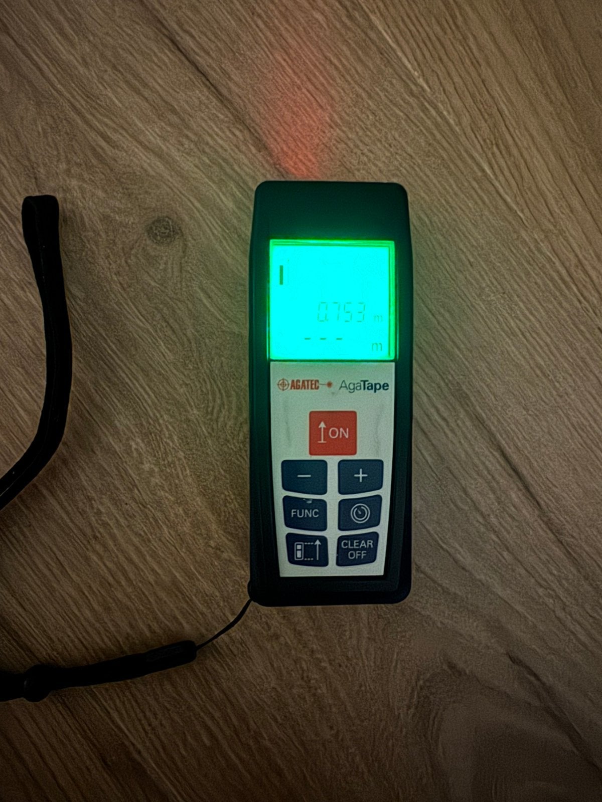 Agatec laser afstandmeter om snel de m2 op te tellen, Ophalen of Verzenden, Zo goed als nieuw