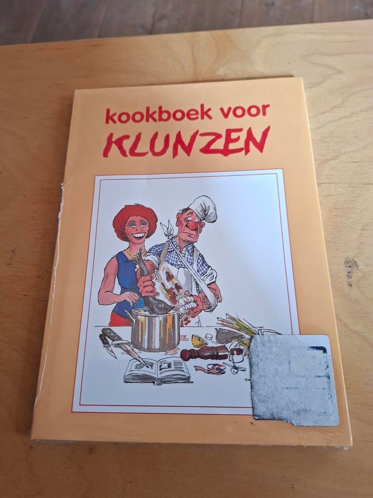 Kookboek voor Klunzen - Nieuw en Ongebruikt, Onbekend, Nieuw, Ophalen of Verzenden, Hoofdgerechten