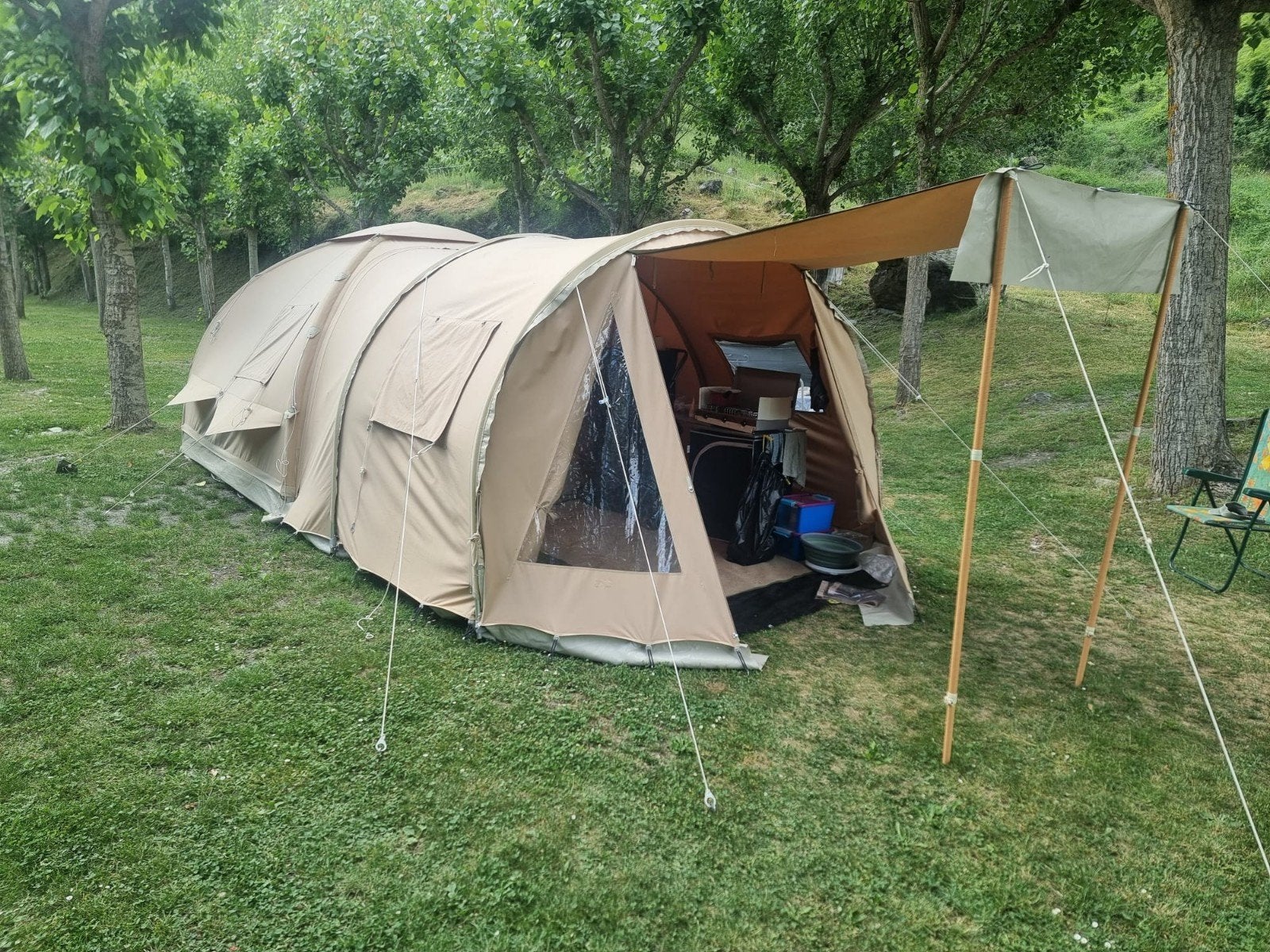 Karsten 300 tent, Ophalen, Gebruikt