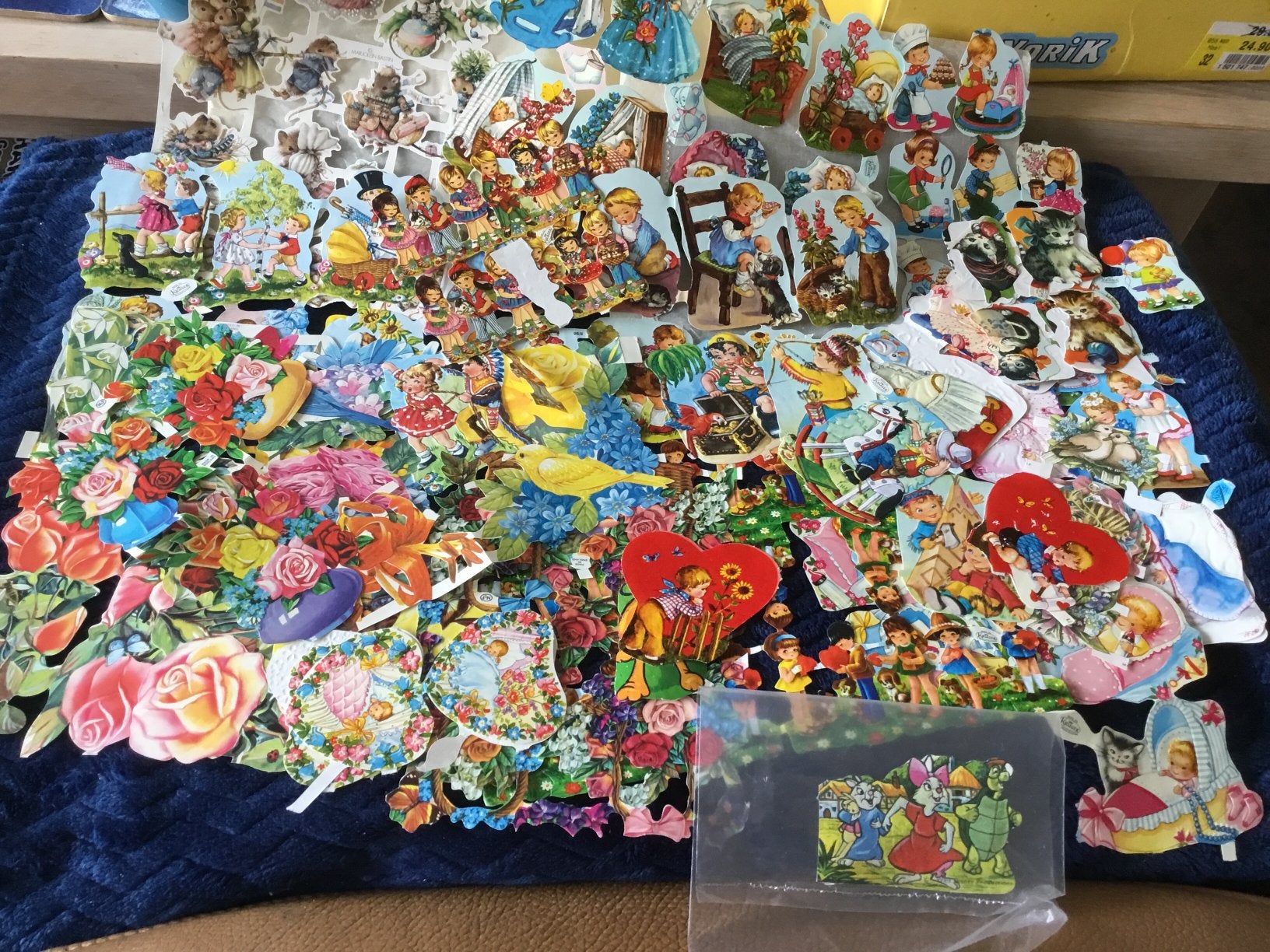 17 vellen en wat losse plaatjes jaren 70, Verzamelen, Ophalen