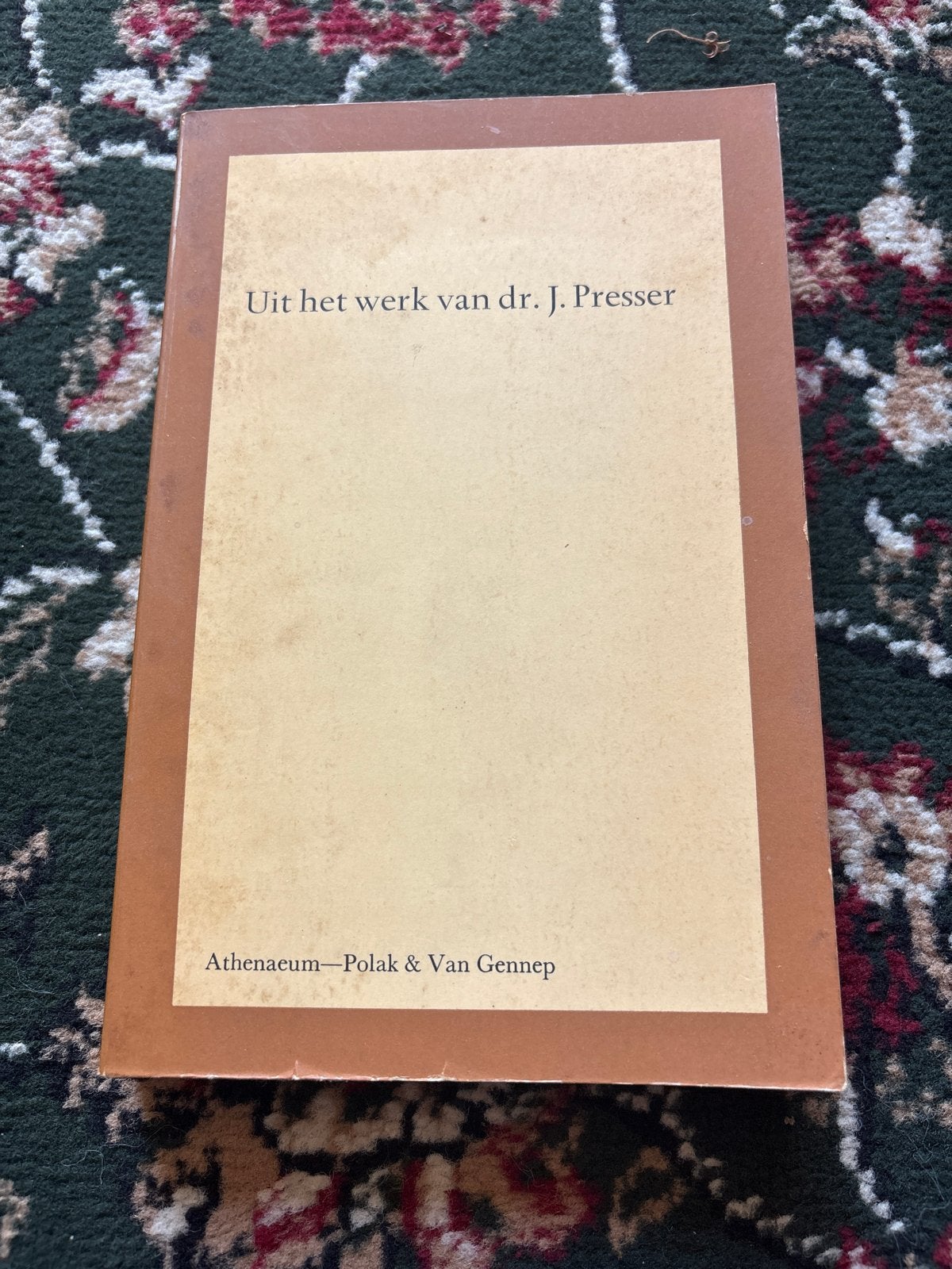 Uit het werk van dr. J. Presser - Geschiedenis, Ophalen of Verzenden, Gelezen, Nederland