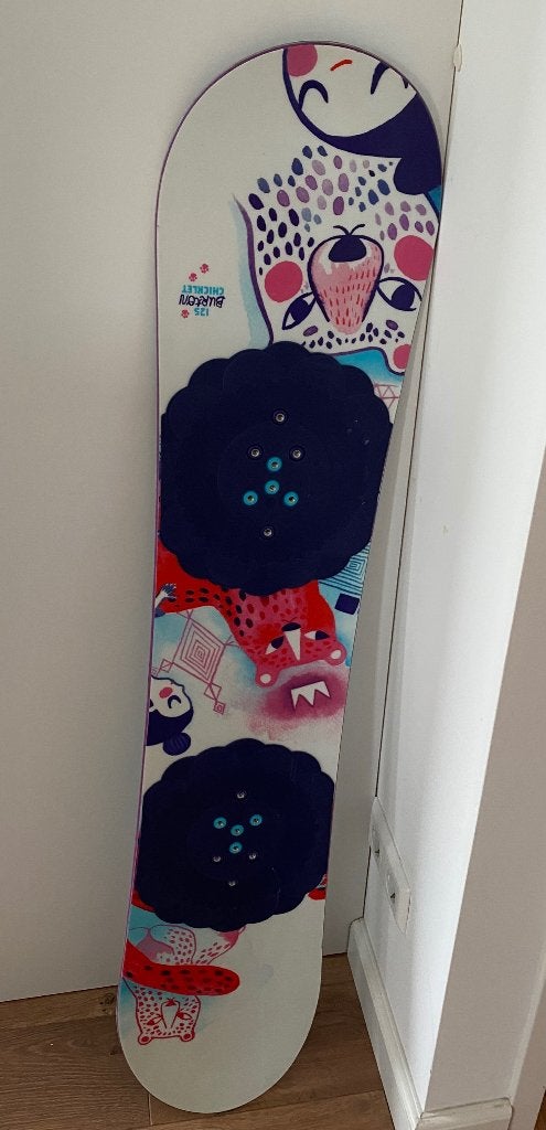 Burton Chicklet 125cm, Sport en Fitness, Snowboarden, Ophalen, Zo goed als nieuw, Board