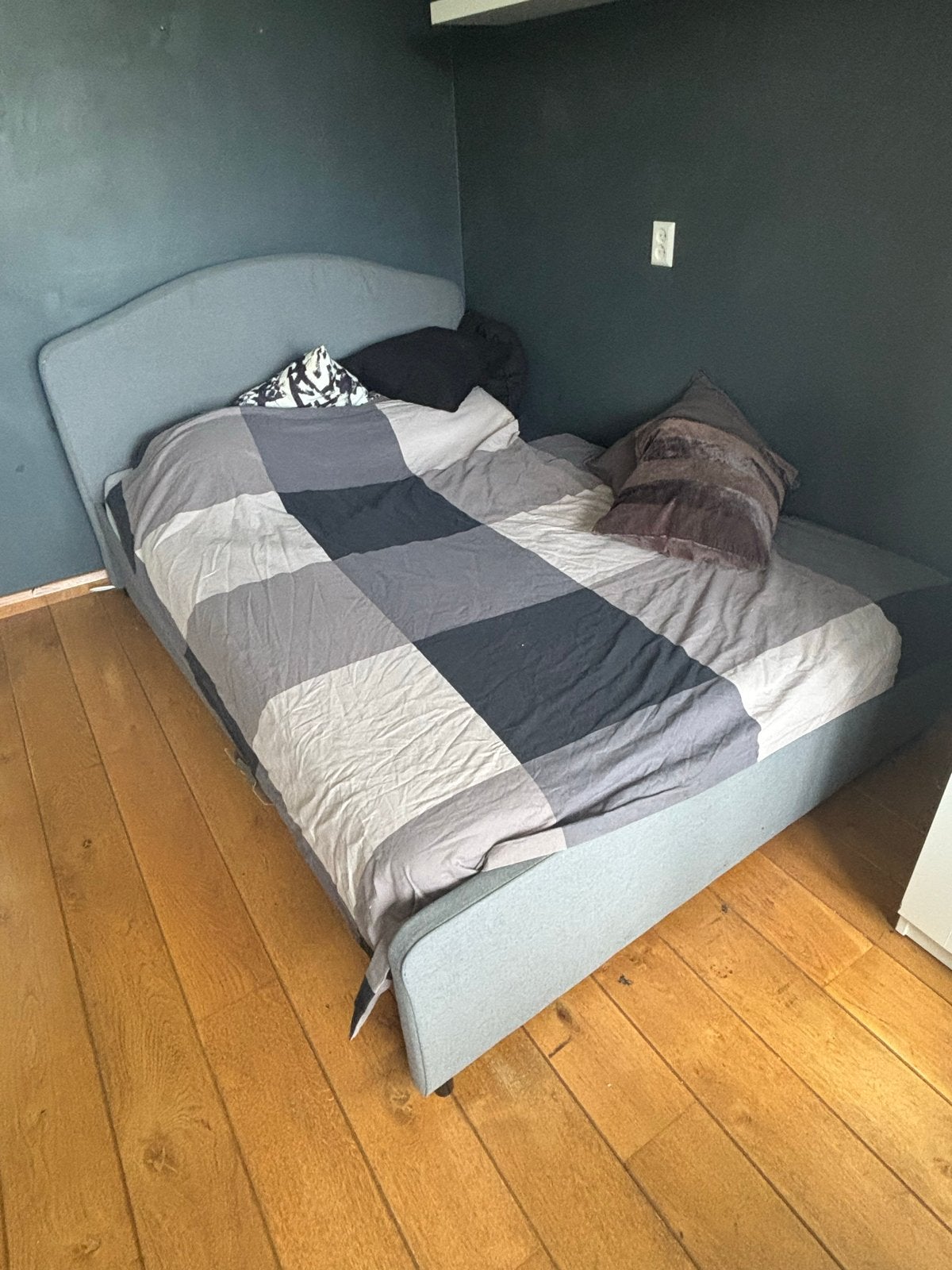 IKEA Hauga bed 140x200 met 2 opberglades, Ophalen, Gebruikt, Tweepersoons, 140 cm