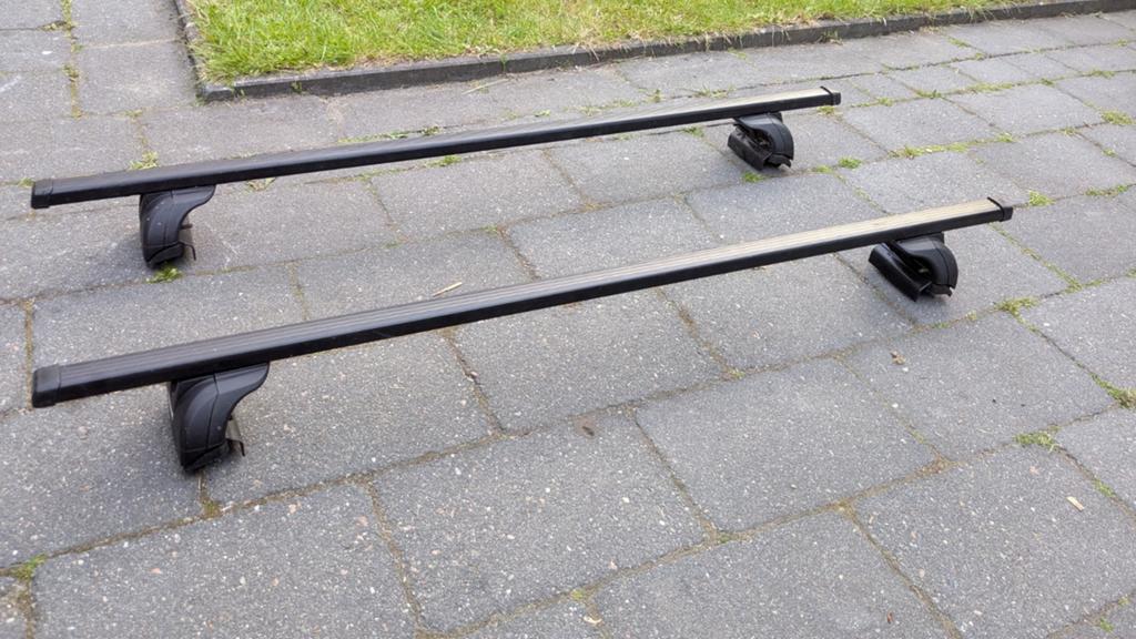 Thule Dakdragerset 753 (120 cm bars), Auto diversen, Dakdragers, Gebruikt, Ophalen