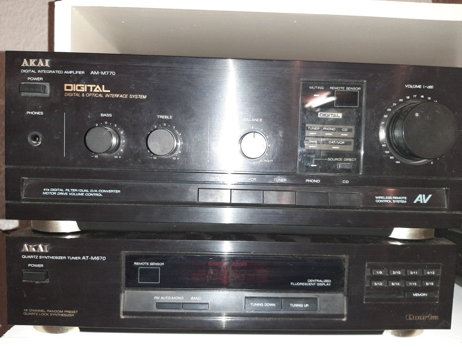 Akai Hifi Set: Versterker, Tuner & Platenspeler, Ophalen, Gebruikt, Tuner of Radio, Losse componenten