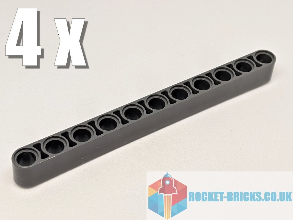 30 technic Lego hefbalken donkergrijs 11 gat, Lego, Ophalen of Verzenden, Zo goed als nieuw, Technic