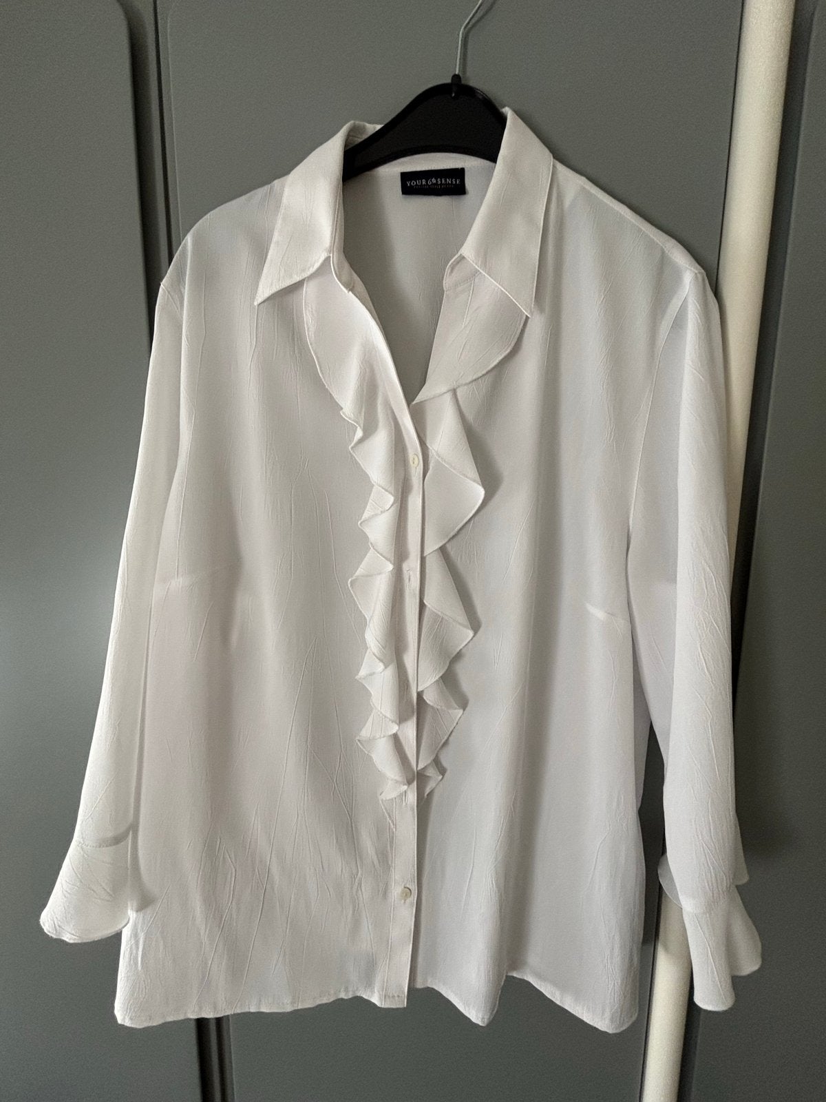 Witte Sixth Sense Blouse Maat 46, Ophalen of Verzenden, Zo goed als nieuw, Maat 46/48 (XL) of groter, Wit