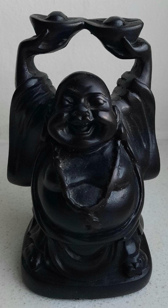 Lachende boeddha, Ophalen of Verzenden, Gebruikt, Overige materialen
