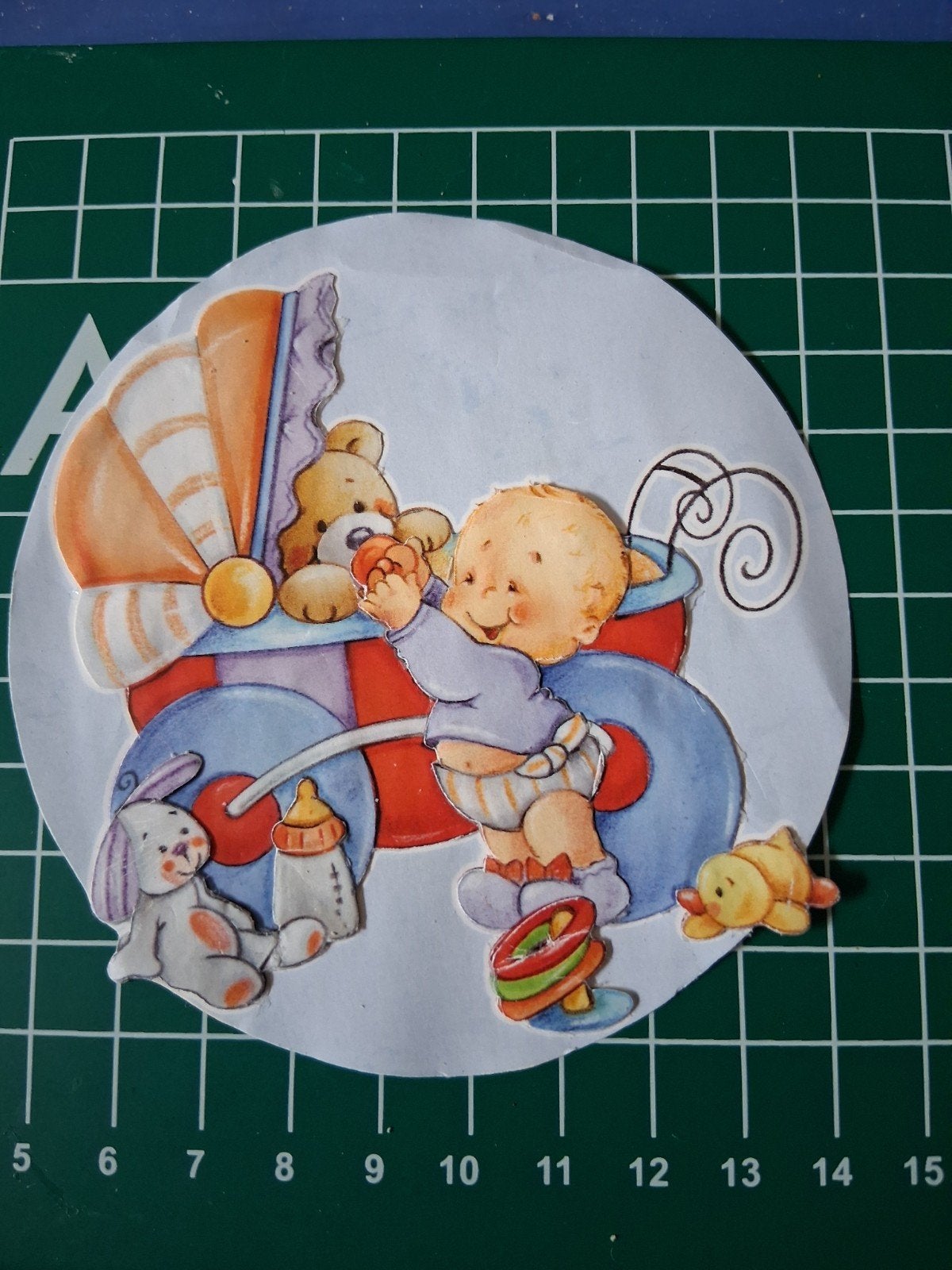 3D plaatje kant en klaar, Ophalen of Verzenden, Nieuw, Overige thema's, Knipvel