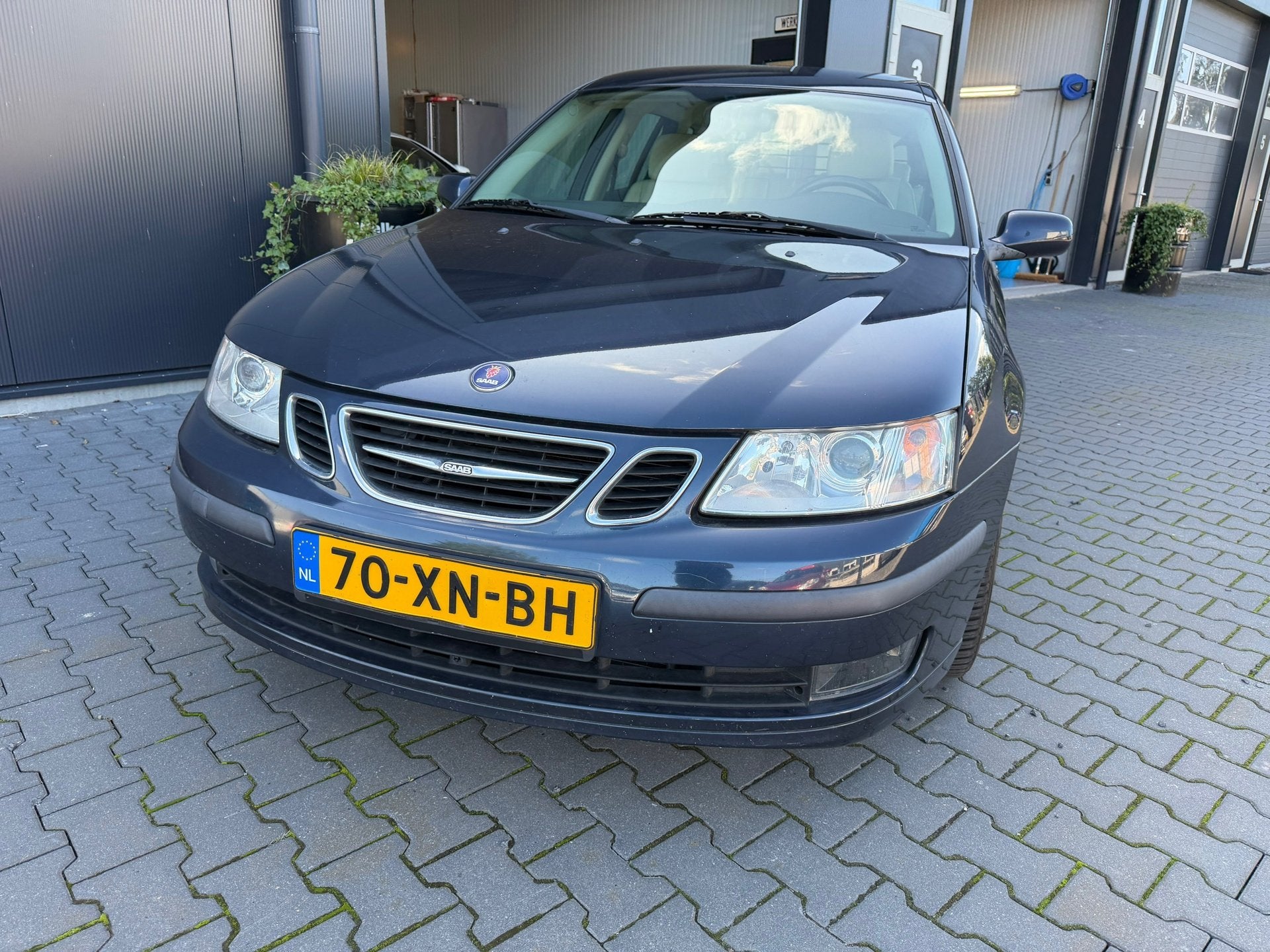 Saab 9-3 Sport Estate 1.8 Linear, Gebruikt, Beige, 4 cilinders, Blauw