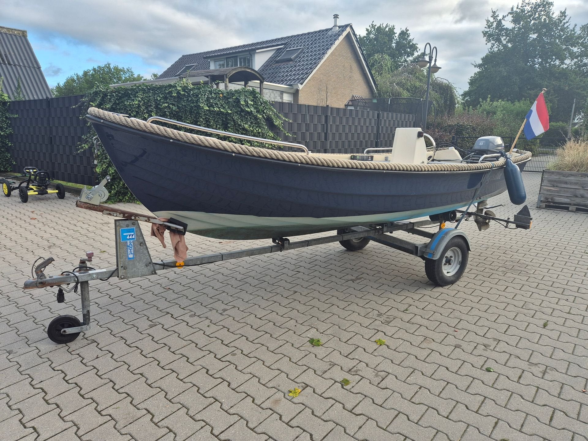 Sloep Corsiva 430 met 8 pk Yamaha op trailer, Gebruikt, -, -, -