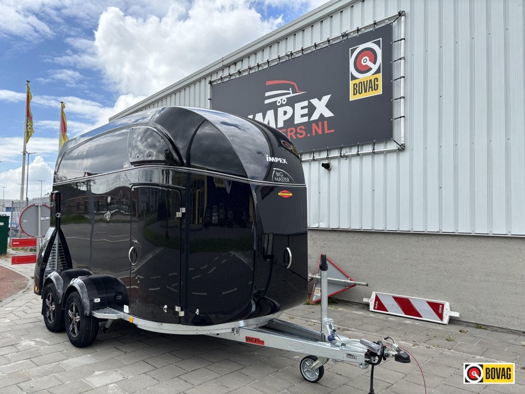 Bij Impex Bockmann Big Master 2-paards poly alu bodem zadelk, Dieren en Toebehoren, Nieuw, Polyester, 2-paards trailer