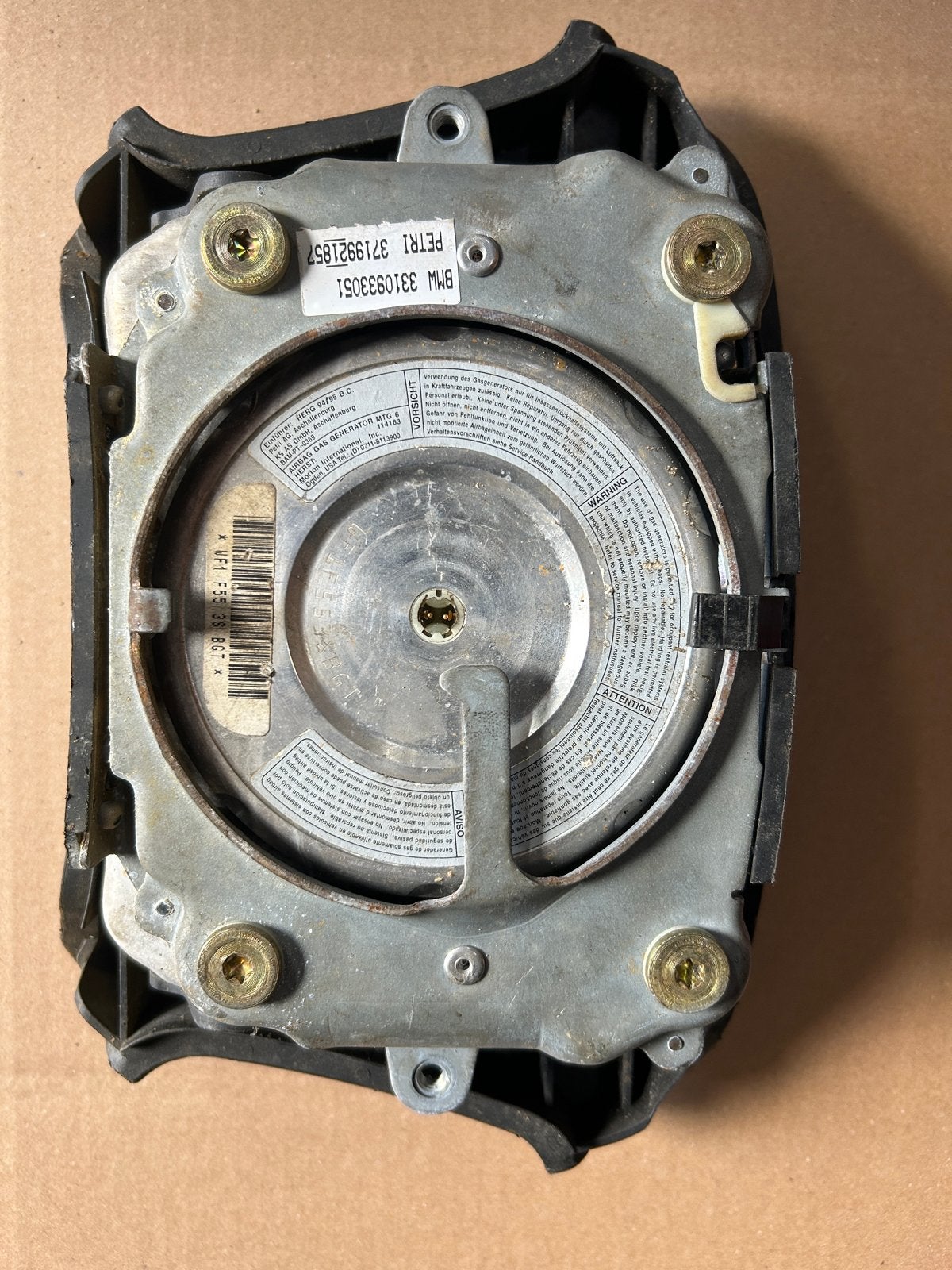 BMW E36 Coupe Airbag Stuurwiel Module, Gebruikt, BMW