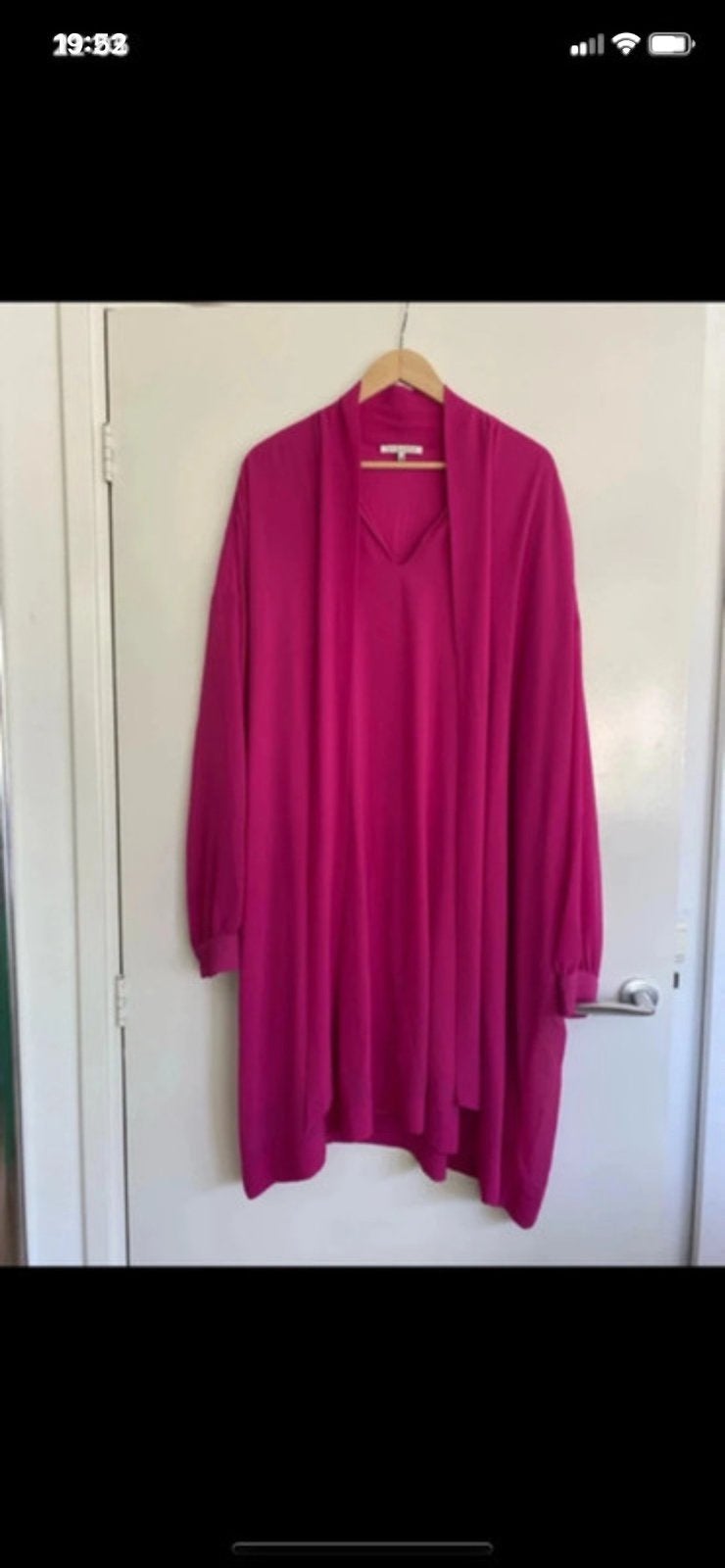 Fuchsia oversized jurk maat 46/48 Fifth House”, Ophalen of Verzenden, Nieuw, Roze, Jurk