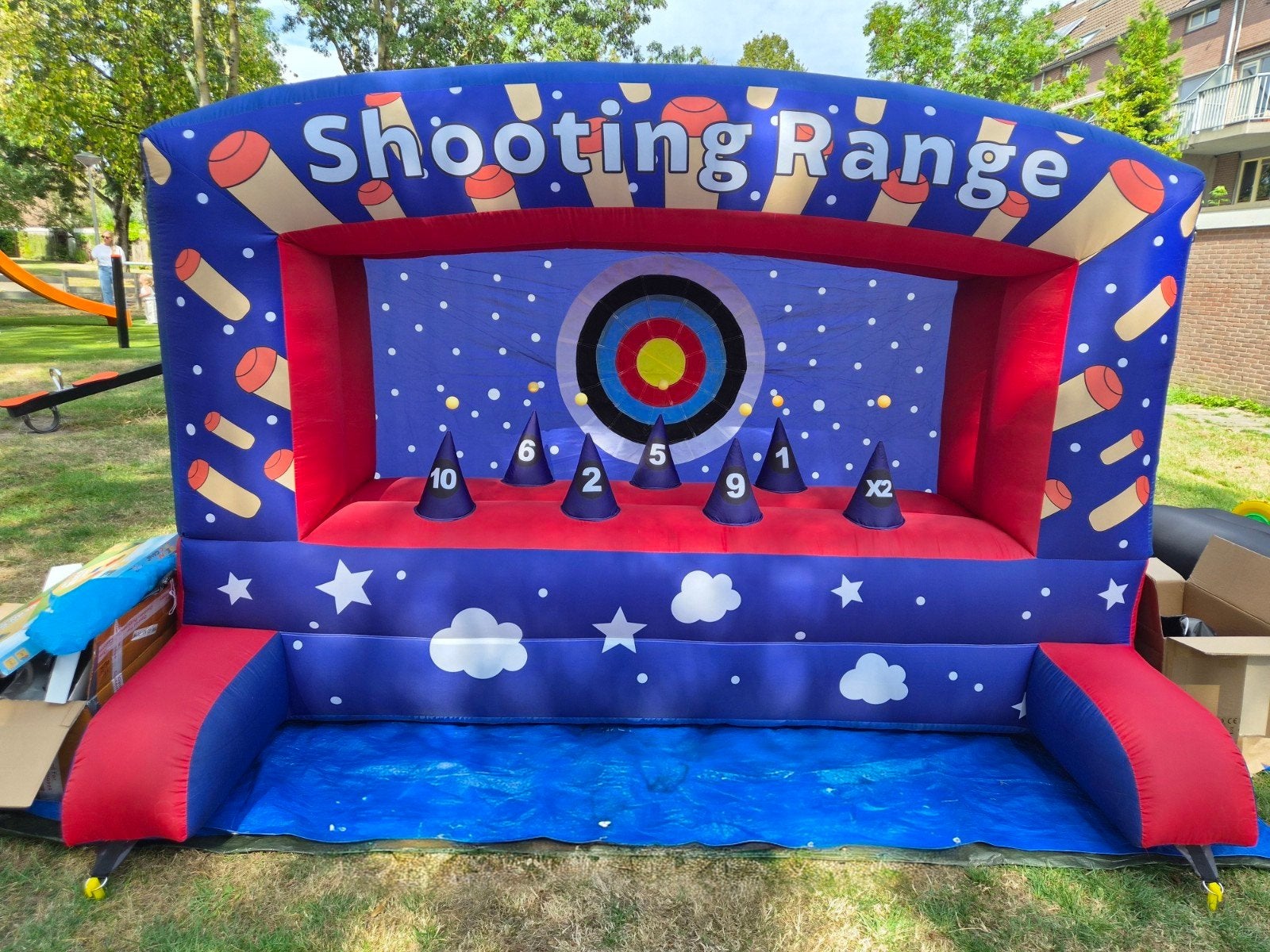 shootting range lucht kussen icl blower, Ophalen of Verzenden, Zo goed als nieuw, Geboorte of Huwelijk