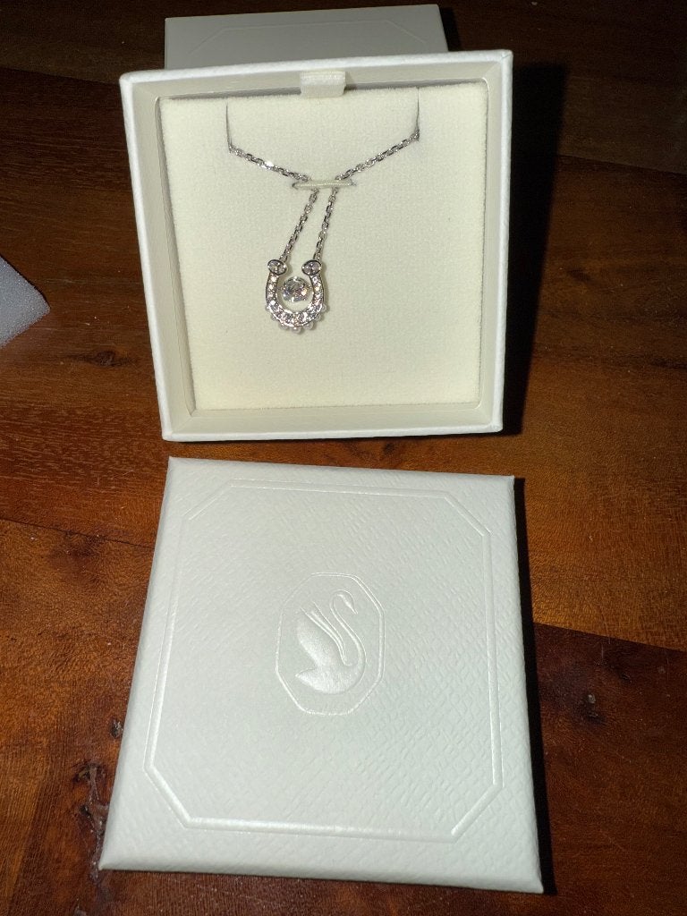 Swarovski Ketting, Nieuw, Ophalen of Verzenden, Met kristal, Zilver