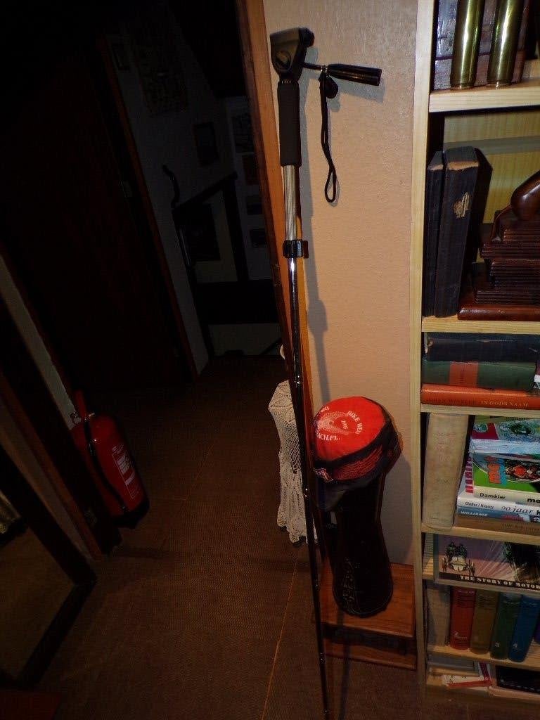 Hama statief 1 poots  145 cm, Audio, Tv en Foto, Met balhoofd, Eenpoot, Ophalen of Verzenden, Zo goed als nieuw