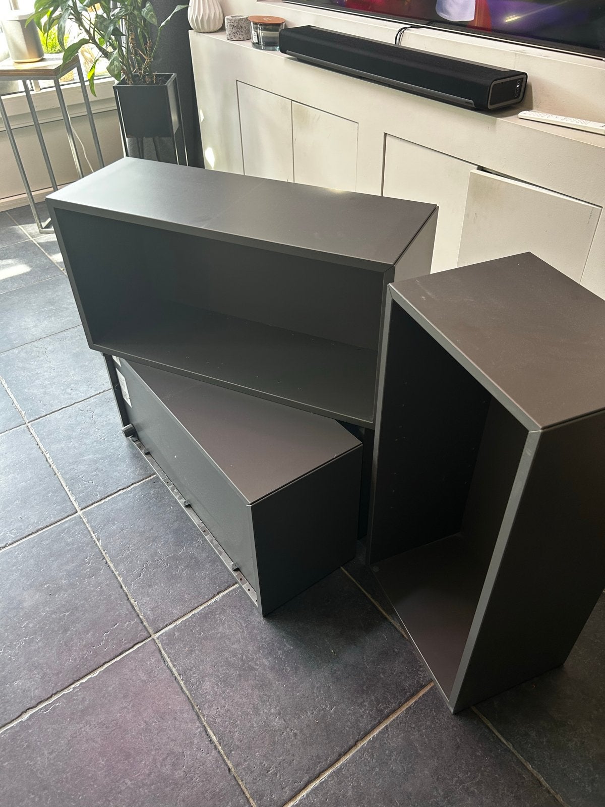 IKEA Eket kasten: 4 grote en 2 vierkante kastjes, Huis en Inrichting, Kasten | Overige, Ophalen, Gebruikt